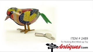 bird toy wind tin war