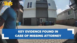 Key evidence found in case of missing attorney