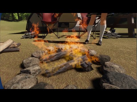 【VRで焚き火する】4. 薪を燃やして一瞬で消える（Ignis設定の場合）【Unity】