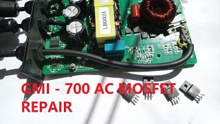 Reparatur des GMI-700 Micro Inverters für Netzeinspeisung / Grid Tie Inverter repair EHL#257