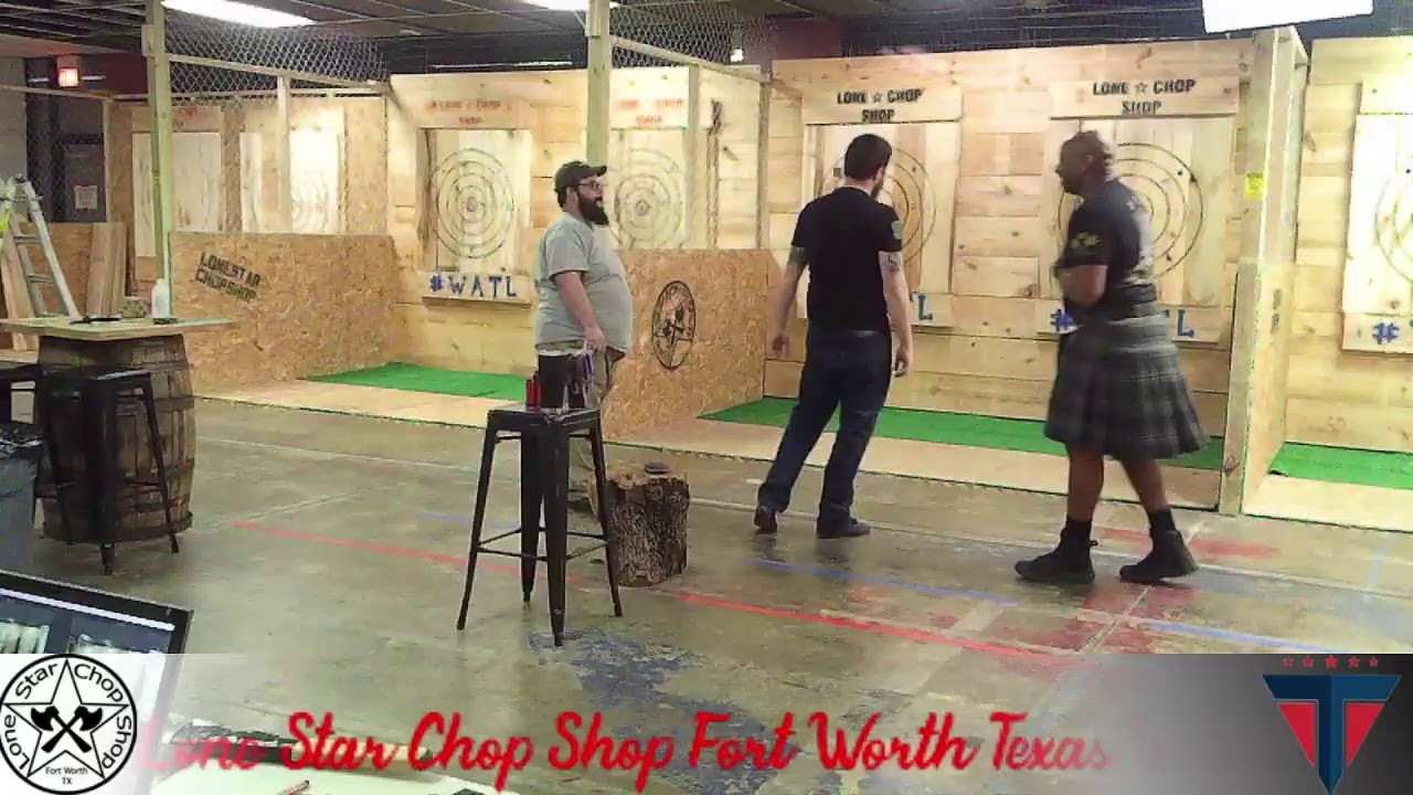 Lone Star Chop Shop Axe Throwing Fort Worth TX YouTube