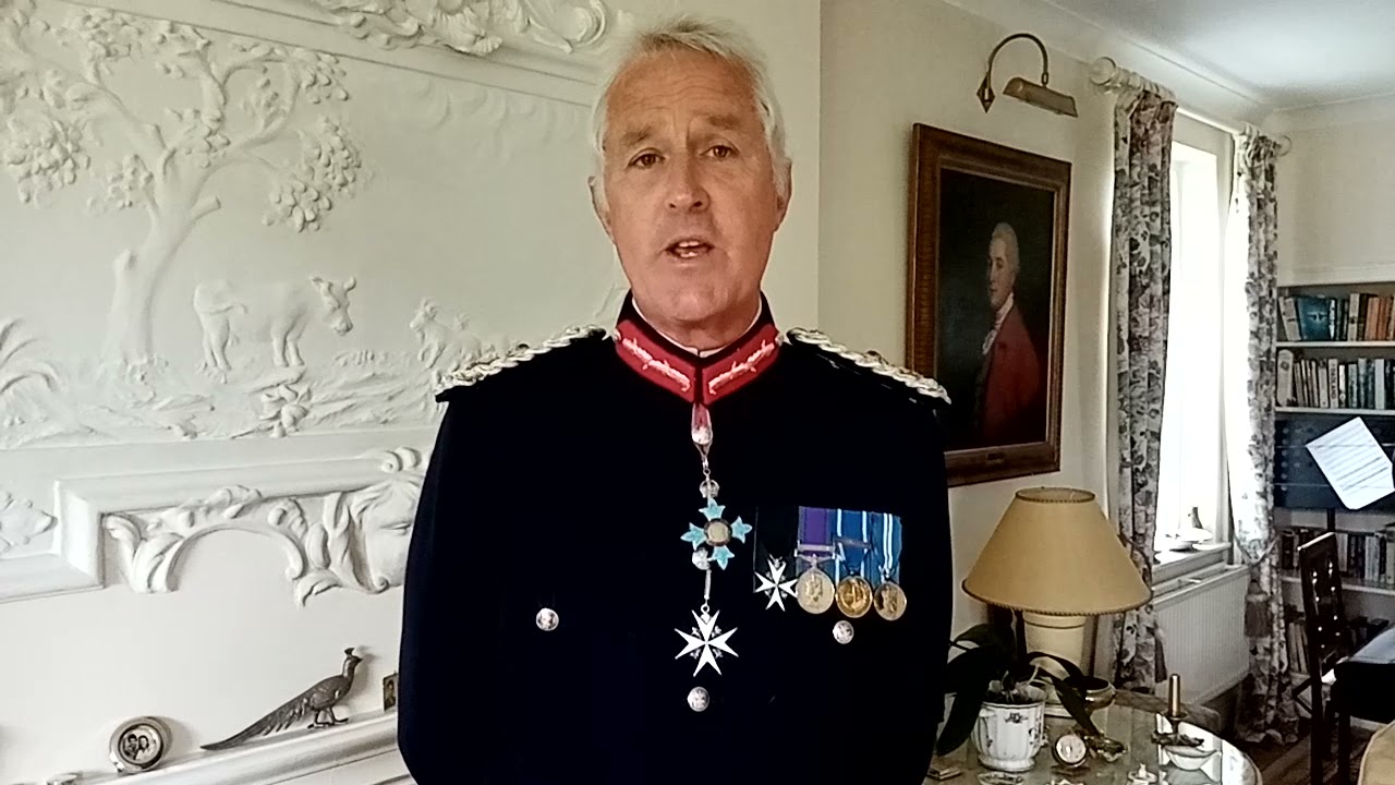 Brigadier Aitken CBE Her Majesty’s Lord-Lieutenant of Gwent says thank you...