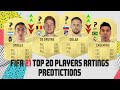 FIFA 21 Top 20 Players Ratings!!!  | Predictions