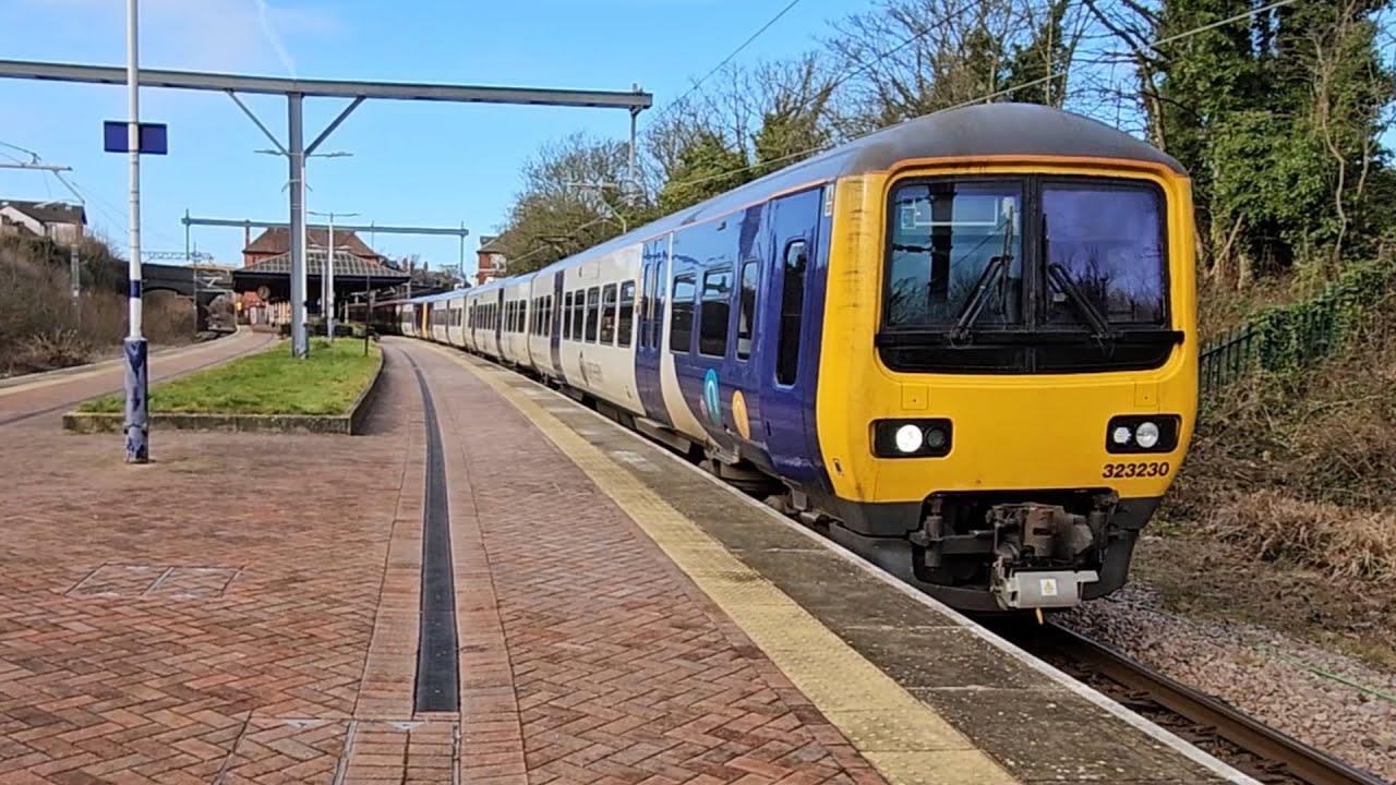 Northern 323230 & 323232 Run 1Y65 Blackpool North To Manchester Airport ...
