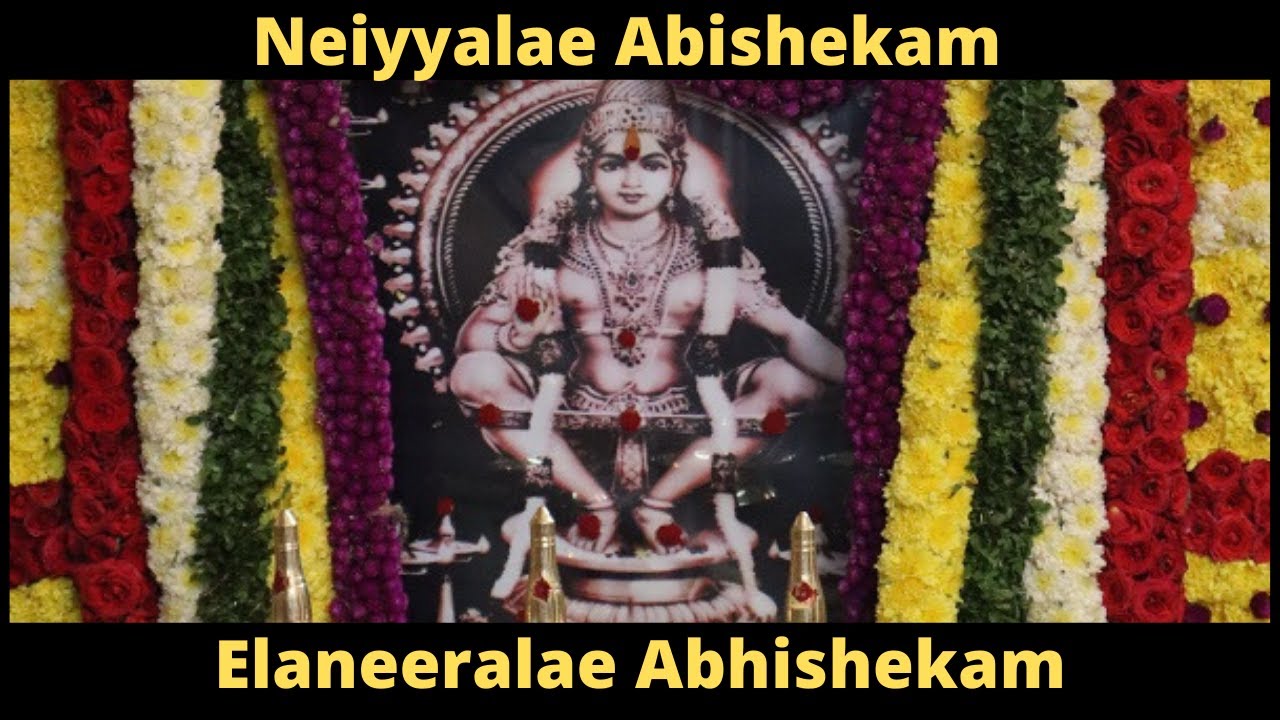 Neiyyalae Abishekam Elaneeralae Abhishekam  | Ayyappa Bhajan  | Namasankeerthanam | Studio Tamil