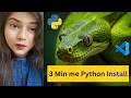 Python + VS Code Setup in 3 Minutes | Hindi (2026)