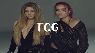 TQG - KAROL G,  SHAKIRA Letra\Lyrics (Te Quedo Grande)