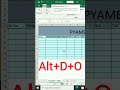 Excel Tricks and Tips🖥️🖥️😱😱 #viral #shorts #education #computer #excel #youtubeshorts