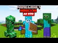 MINECRAFT HARDCORE AO VIVO - Construindo a Mobtrap (#06)