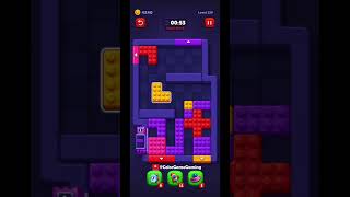 Block Out! Super Hard level Level 129 Solution Walkthrough 
