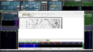 Receiving a WEFAX with an RSP1A, SDRuno and fldigi.