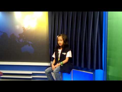 kecil kecil sudah jadi reporter tv ..anak kecil berbakat  YouTube