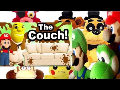 SML Movie: The Couch! Mario And Luigi Reaction(GFreddy,Foxy,Freddy,Pikachu,DK,Yoshi)