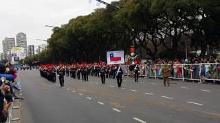 Argentina Bicentenario 2016 - Banda militar de Chile