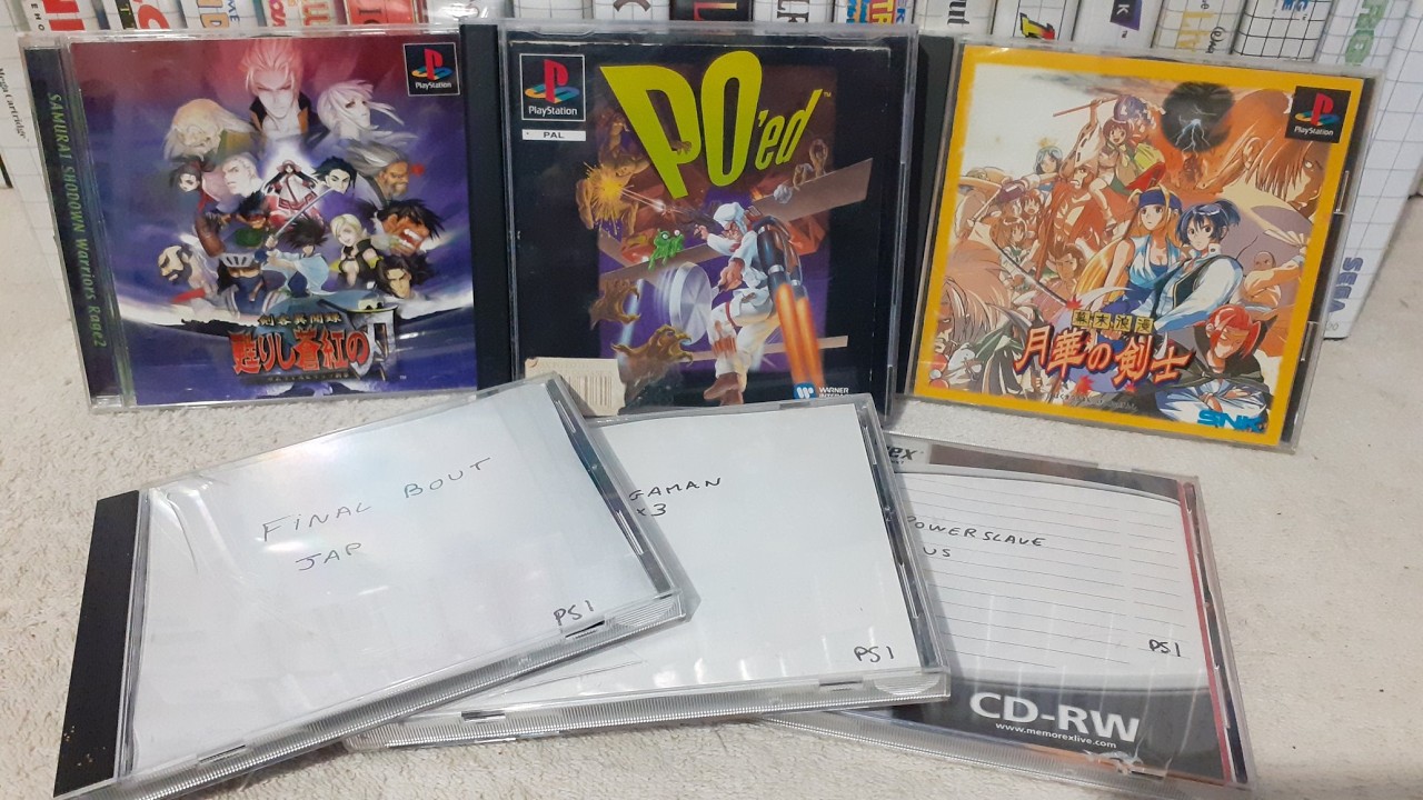 Je teste mes nouvelles rentrées PLAYSTATION PS1