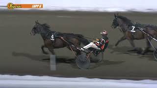 Vidéo de la course PMU DAMKLUBBENS LOPP - STL KLASS II (FORSOK 3 I MEETING 1 - FINAL SOLVALLA 8 FEBRUARI 2025)
