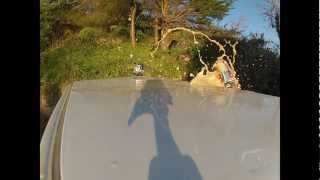 Slow motion Soda can and Shaving foam explosion - Gopro and Air Rifle
