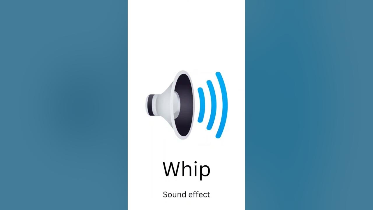 Whip-cracksound effect