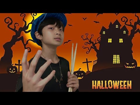 【HAPPY SCARY HALLOWEEN】フォーエイト/12歳がドラムで叩いてみた/Team48/空ドラムチャンネル/Drum cover by sora.12years old/ドラムカバー