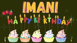 Imani Happy Birthday song