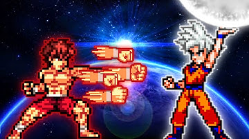 Baki (New) VS Goku DBS V3.5 (all form) in Jump Force Mugen