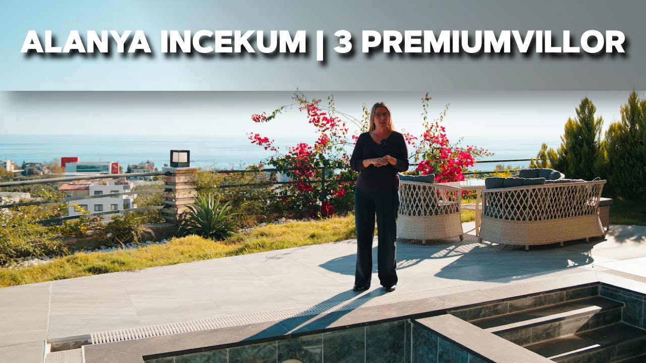 Alanya İncekum | 3 Premiumvillor, 650 m från havet