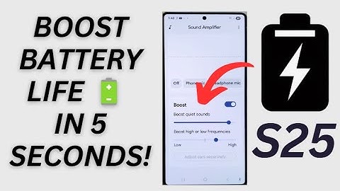 🔋Galaxy S25/S25+/Ultra: How to Turn On/Off ADAPTIVE BATTERY