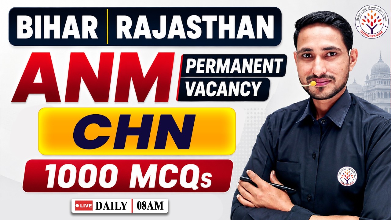 Rajasthan & Bihar ANM Classes 2026 | CHN Top 1000 MCQ's #150 | ANM Nursing Classes| ANM 2026| KK Sir