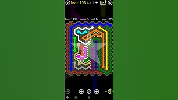 How To Solve Flow Free Hexes Tangle Pack Level 103 13x13 Hrd Board Walk Through Solution Walkthrough