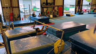 Front Giant Fall on Low Bar