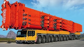 Extreme Dangerous Transport Skills Operations Oversize Truck, World Biggest Heavy Equipment Machine