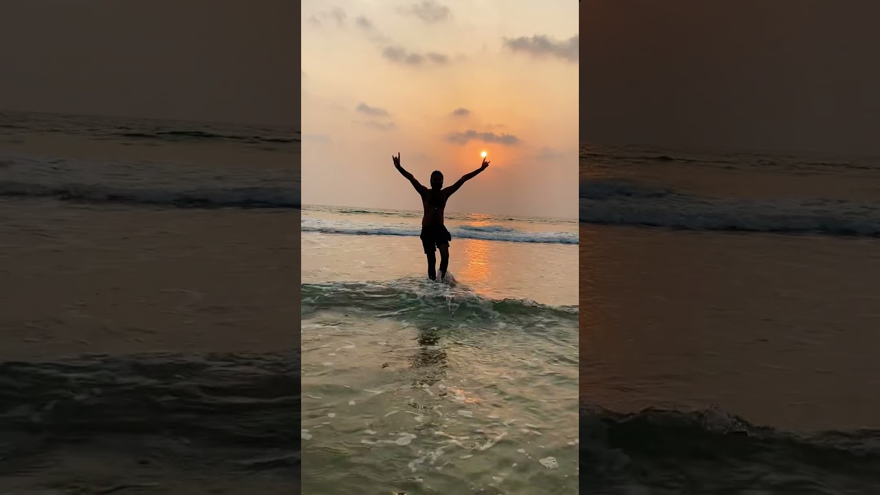 Video thumbnail: #sunsetview #sunsetcolors #travelhappy #travellerslife #reelsvideo #shortsyoutube #sealovers #reels