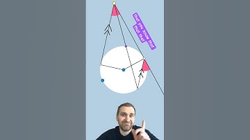 Circle and tangents surprise! 🤯 #math challenge: How to prove? 🤔 #mathematics #geometry #maths