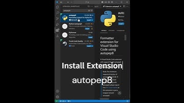 VSCode how to format code. There is no formatter for python files installed