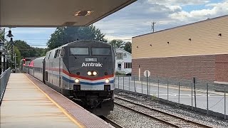 Riding Amtrak Downeaster train #683 from Boston North Station to Brunswick, ME