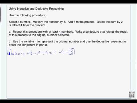 Deductive Reasoning Chart