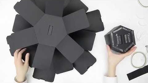 DIY Explosion Box Scrapbook (Tower)