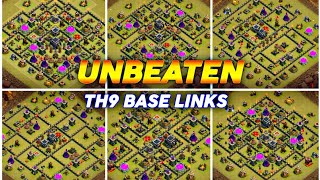 Best!! Th9 War/Trophy/Farming base Links | Town hall 9 base layout 2023. screenshot 5