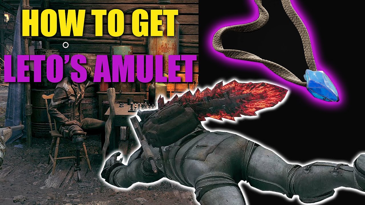 How To Obtain Leto's Amulet Remnant II YouTube
