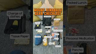 What To Pack For Your 2D1N Mount Kinabalu Climb #mountkinabalu #hiking #sabah