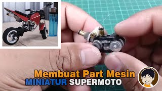 Membuat Bagian Mesin | Miniatur Motor Supermoto | Buba Mini Hobby