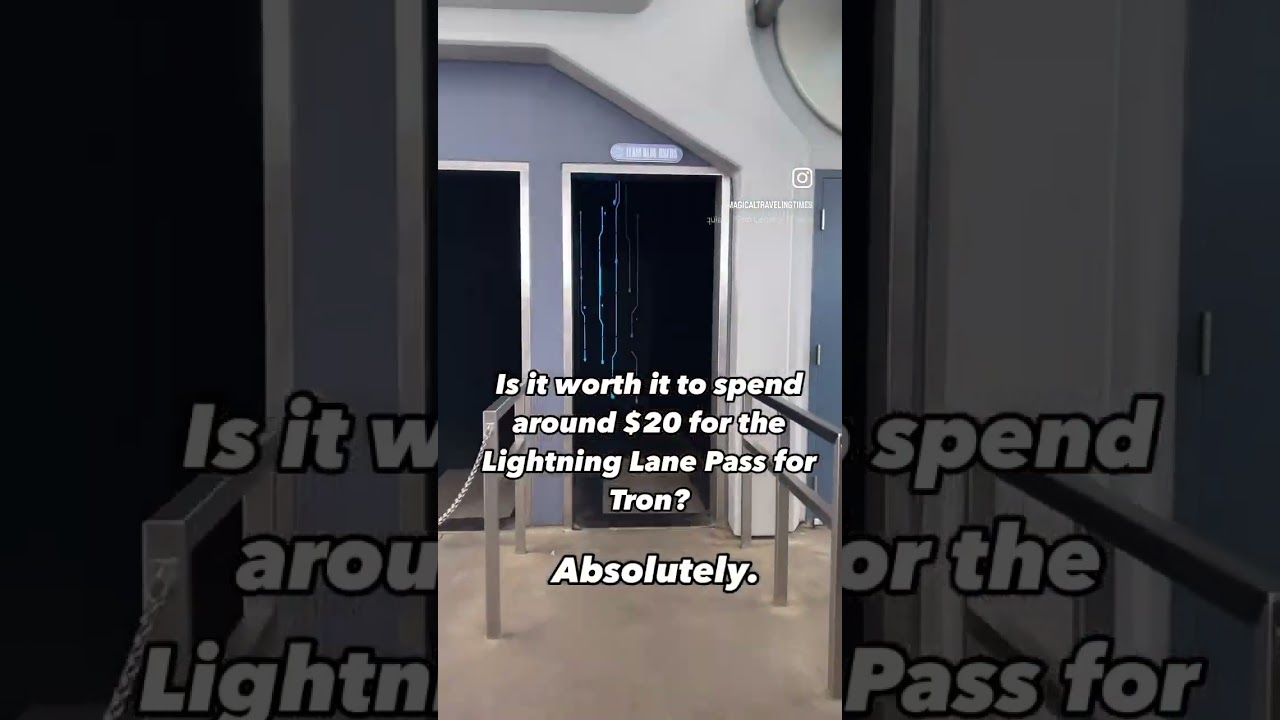 Is Paying For a Lightning Lane Pass Worth it For Tron?
