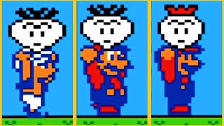 Famous Doki Doki Panic-FDS Vs. Super Mario Bros.2-NES Vs. SMB.2 Remaster-NES|HD Wealth