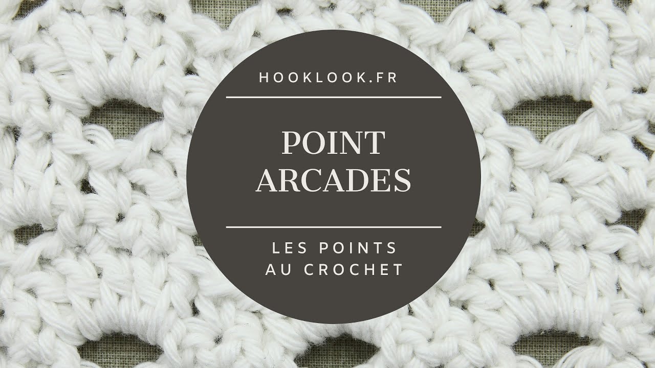 Le point arcades au crochet
