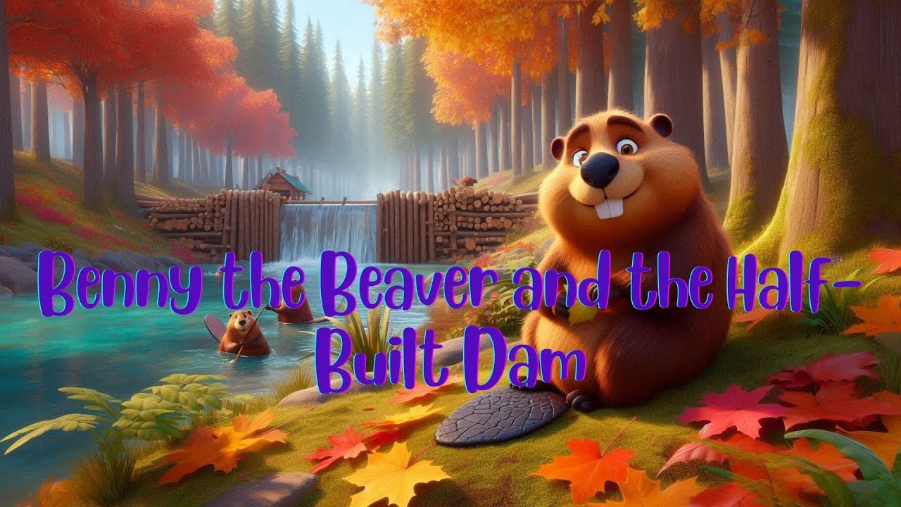 Benny the Beaver and the Half Built Dam/ Bed time story for children ...
