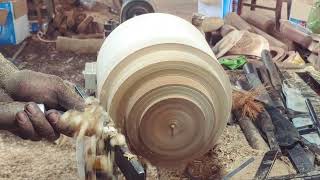 wood turning #woodidea #woodwroking #woodcleaning