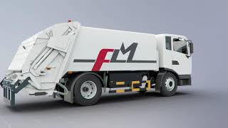FULONGMA Garbage Compactor Truck