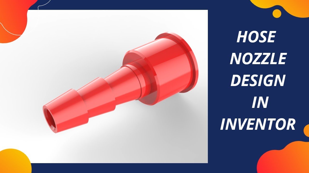 PART DIAGRAM 12| AUTODESK INVENTOR TUTORIAL தமிழில் | HOSE NOZZLE - YouTube