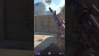 Molotov WATER For KILL NINJA On Overpass In CS2 #cs2 #shorts