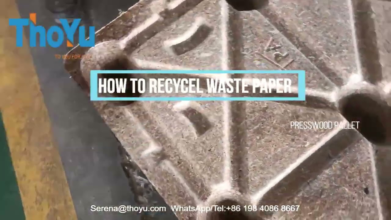 How to recycle the waste paper / Presswood pallet